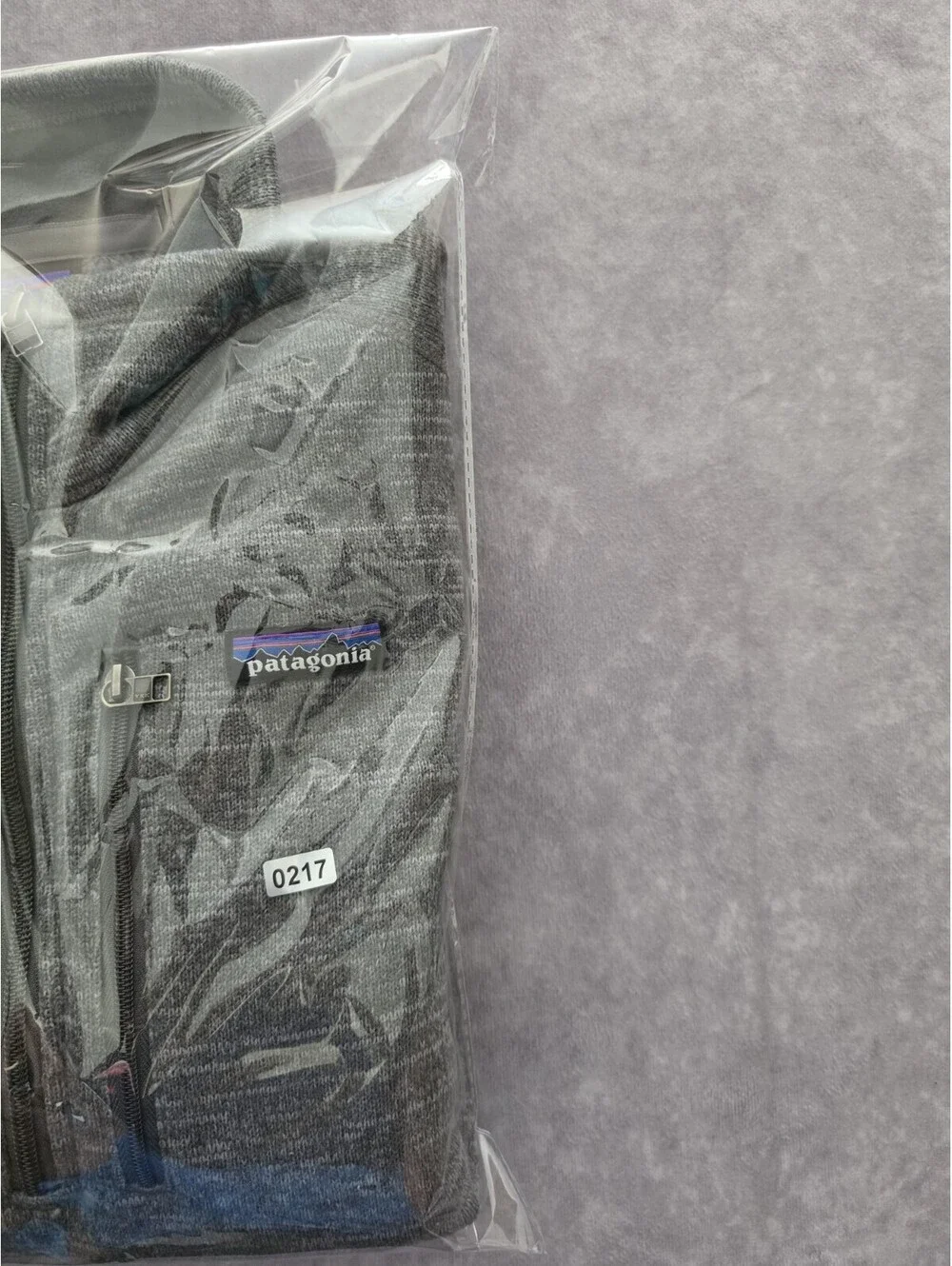 SKU0217 Patagonia Better Sweater 1/4 Zip Pullover Mens Small Gray Fleece Jacket